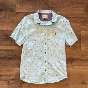 Men’s Flag & Anthem Short-Sleeve MadeFlex Performance Shirt, Size S